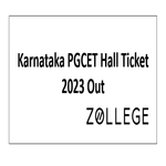 Karnataka PGCET Hall Ticket 2023 Out